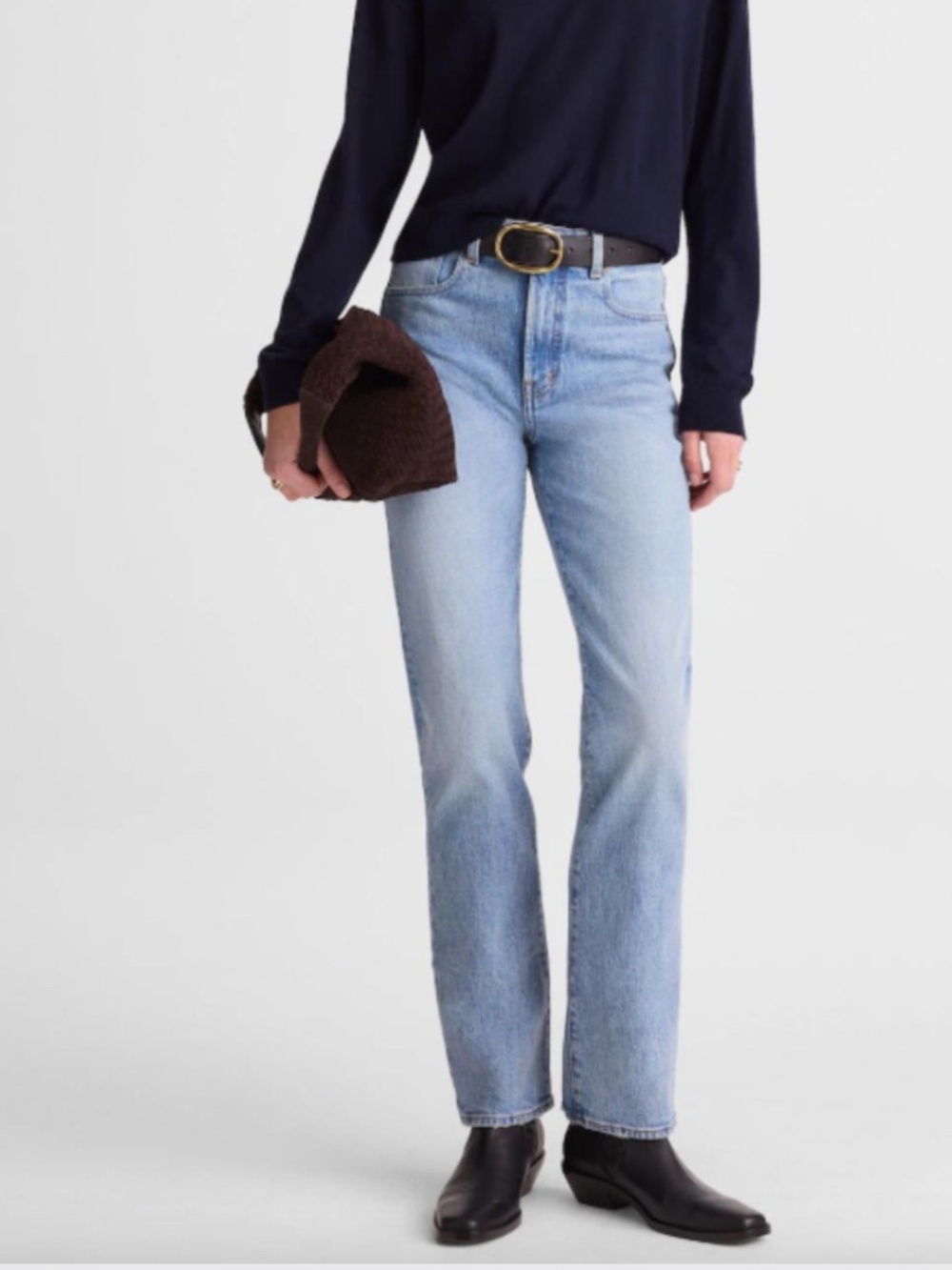 Madewell the longline straight jean